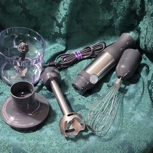 GE Immersion Blender Set NIB